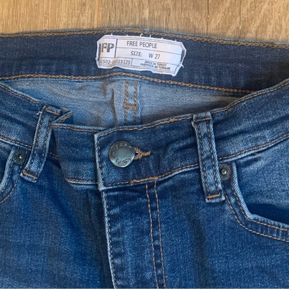 Free People Blue Denim Jeans - Picture 2 of 4